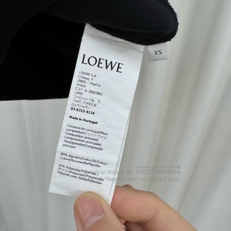 Loewe Loewe Irregular hem embroidered logo short-sleeve Size XS / US 0-2 / IT 36-38 - 6 Thumbnail