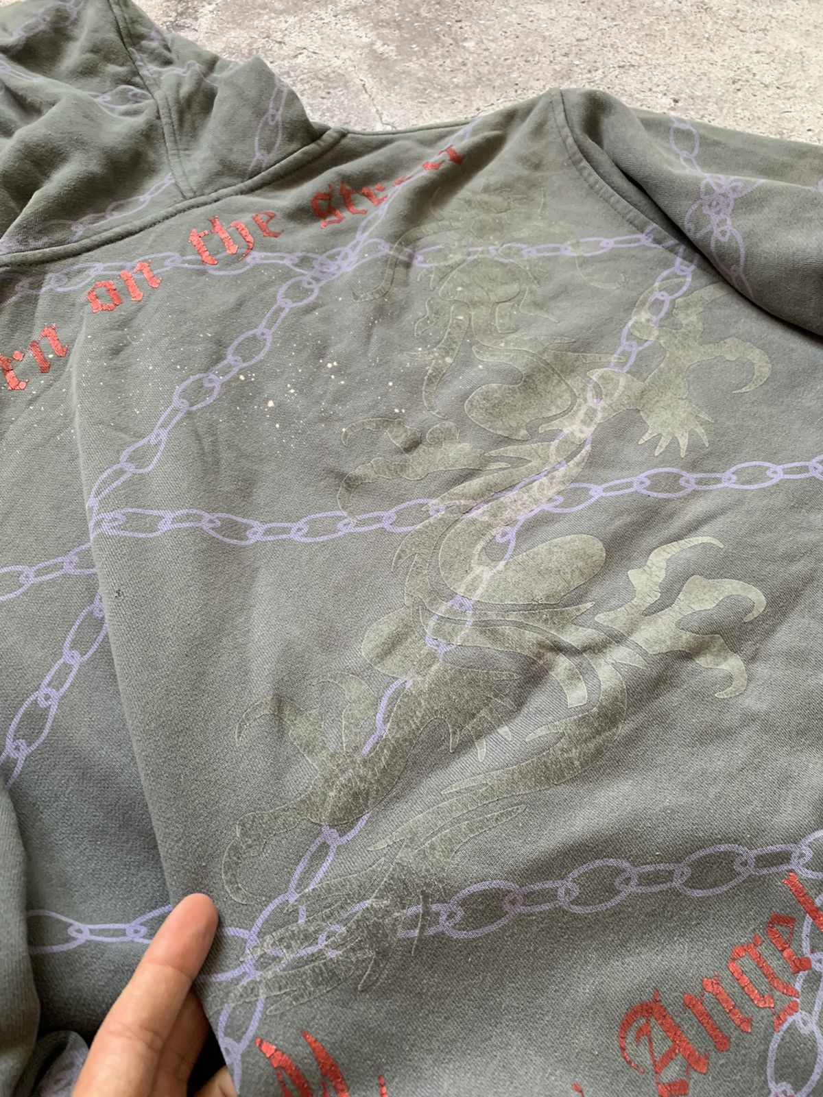 Vintage LOS ANGELES x SMET ZIP UP HOODIE Size US M / EU 48-50 / 2 - 10 Thumbnail