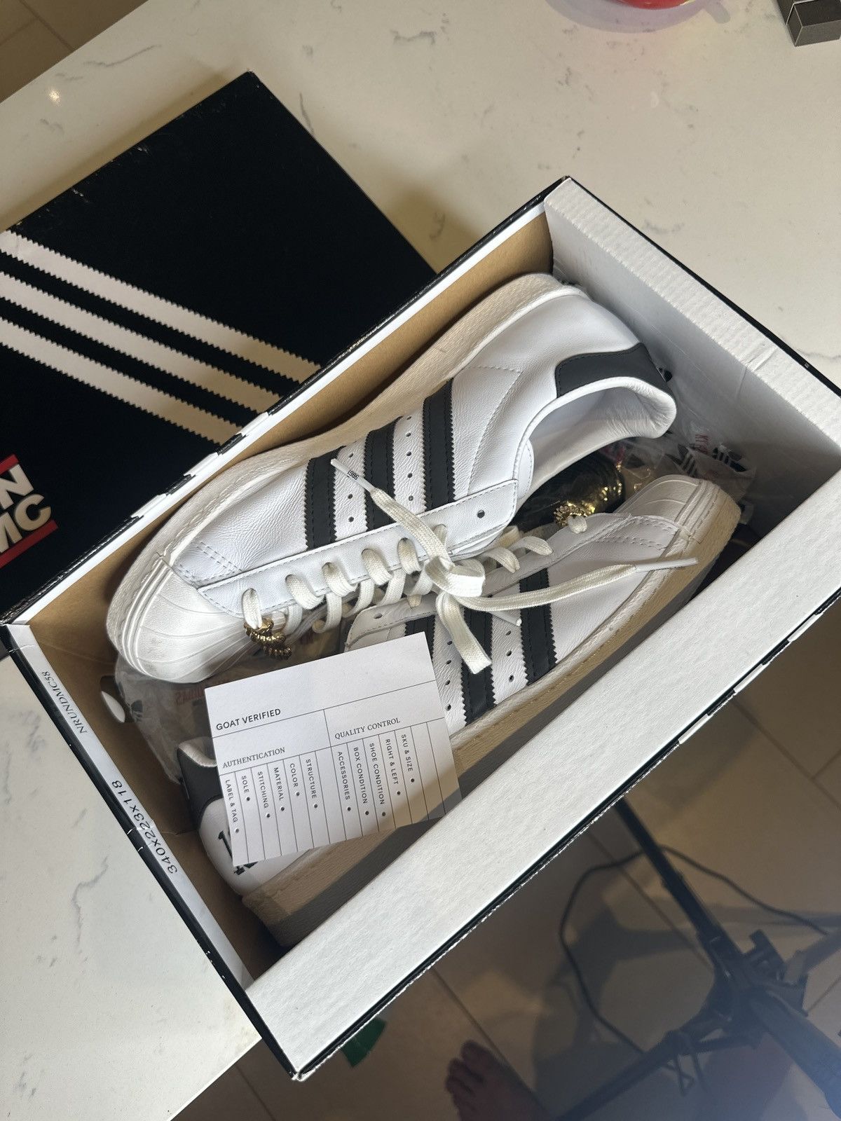 Adidas × RUN DMC SUPERSTAR 80s My adidas Size US 10.5 / EU 43-44 - 1 Thumbnail