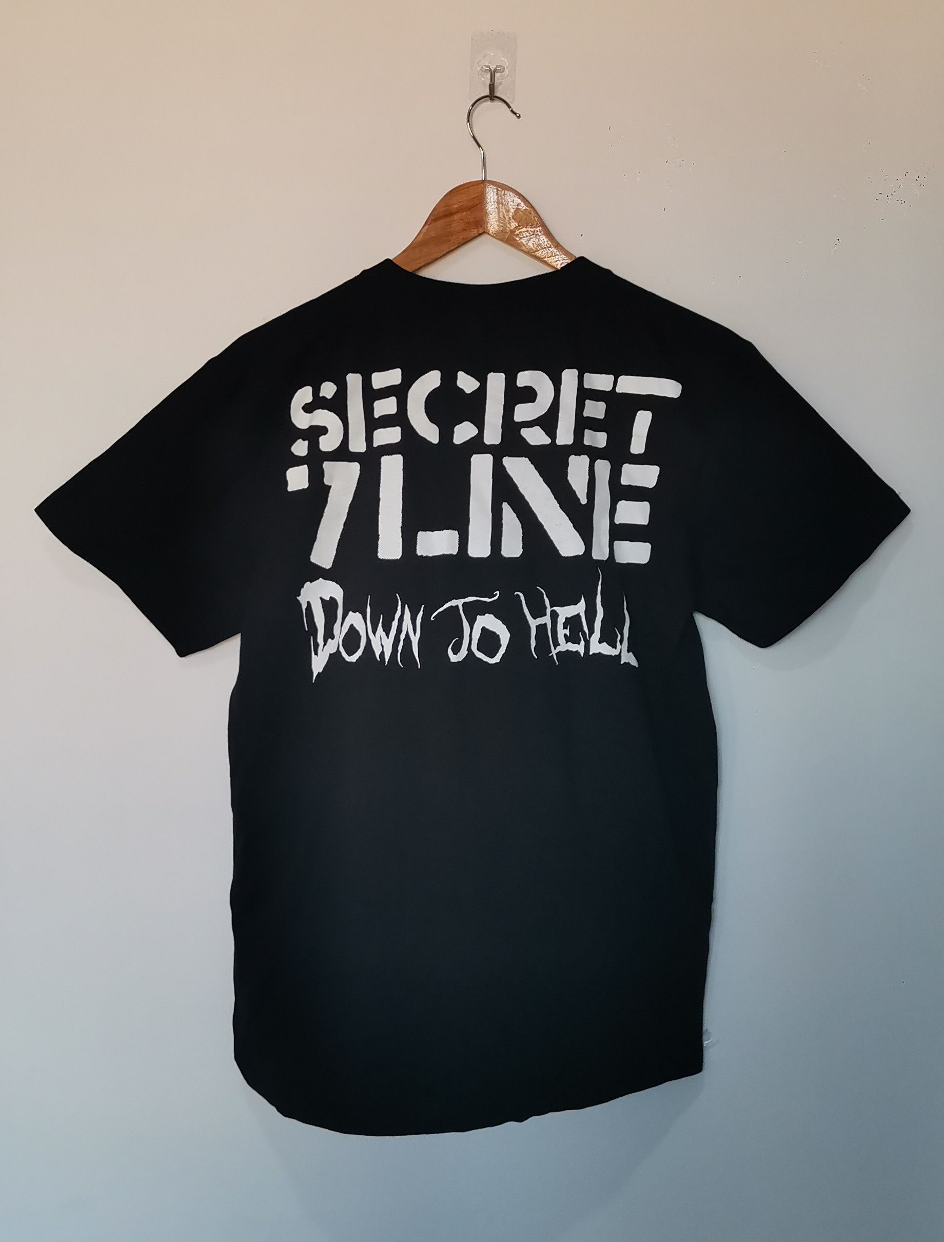 Band Tees Secret 7 Line (Down to Hell) Band Punk rock Japanese Tee Size US M / EU 48-50 / 2 - 2 Thumbnail