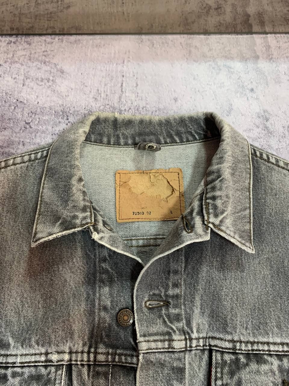 Levi's VINTAGE LEVIS 70503 02 GRAY TRUCKER JACKET #5744-204 Size US L / EU 52-54 / 3 - 11 Thumbnail
