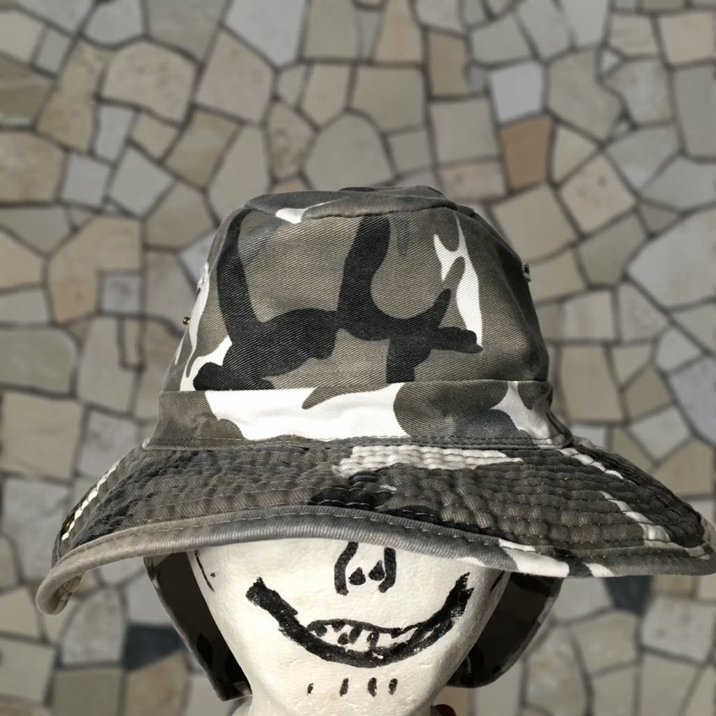 Vintage Desert Camo Bucket Hat Cap Men's Fishing Outdoors Neck Flap 65/35 Size ONE SIZE - 1 Thumbnail