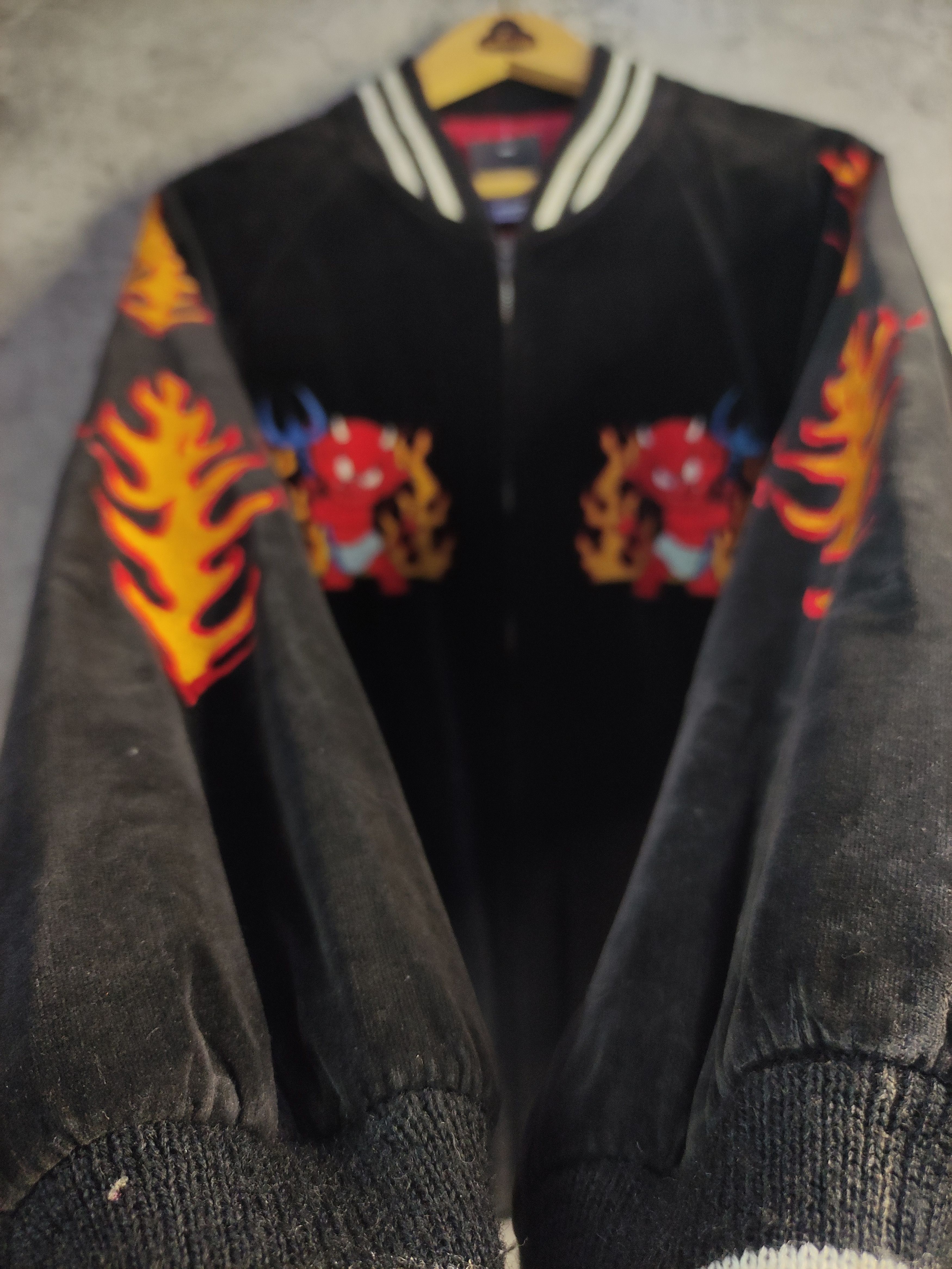 Other Vintage Sukajan Jacket - Great Hot Power Of Devils 90s Size US M / EU 48-50 / 2 - 3 Thumbnail