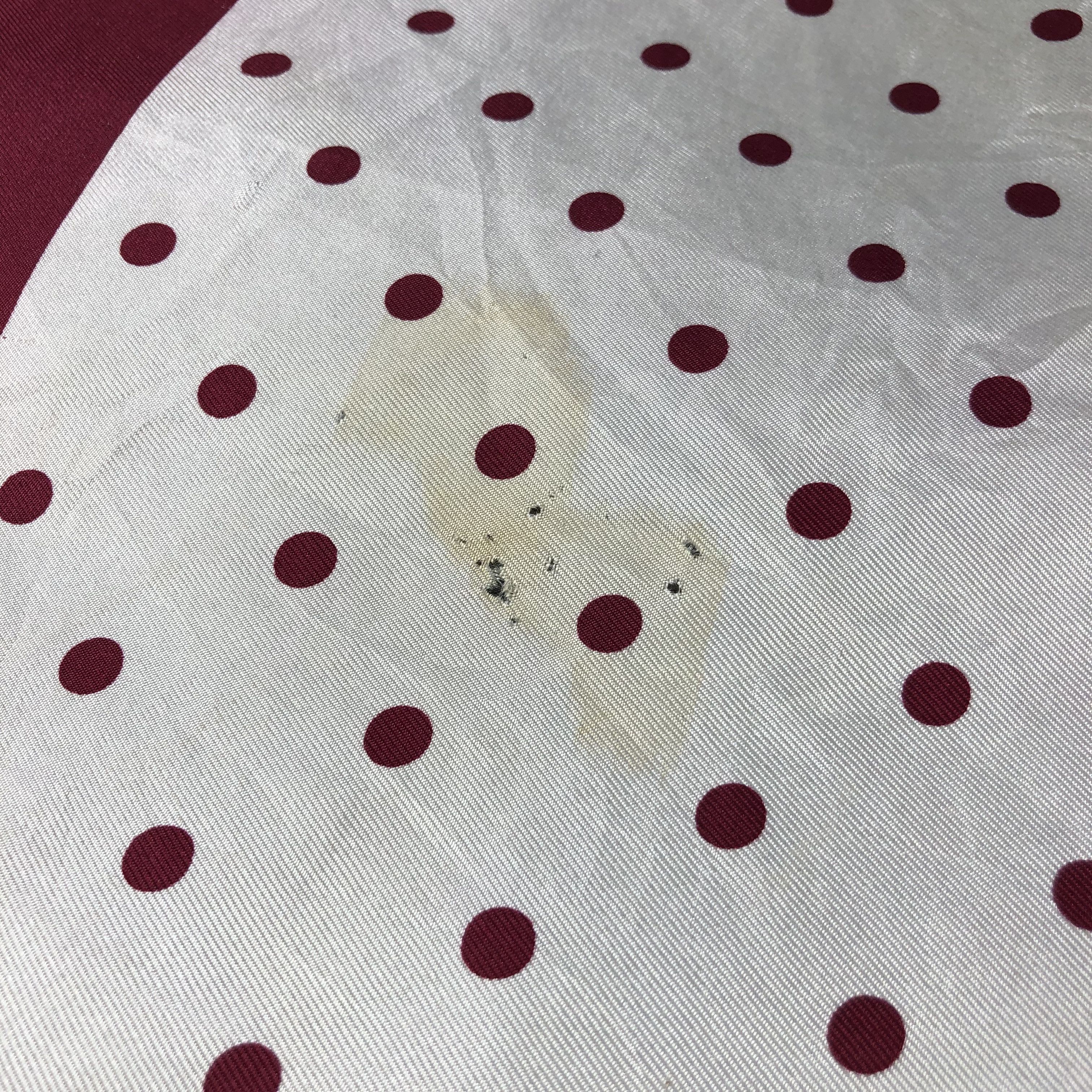 Burberry Vintage Burberrys Polka Dots Silk Scarf M590 Size ONE SIZE - 4 Thumbnail