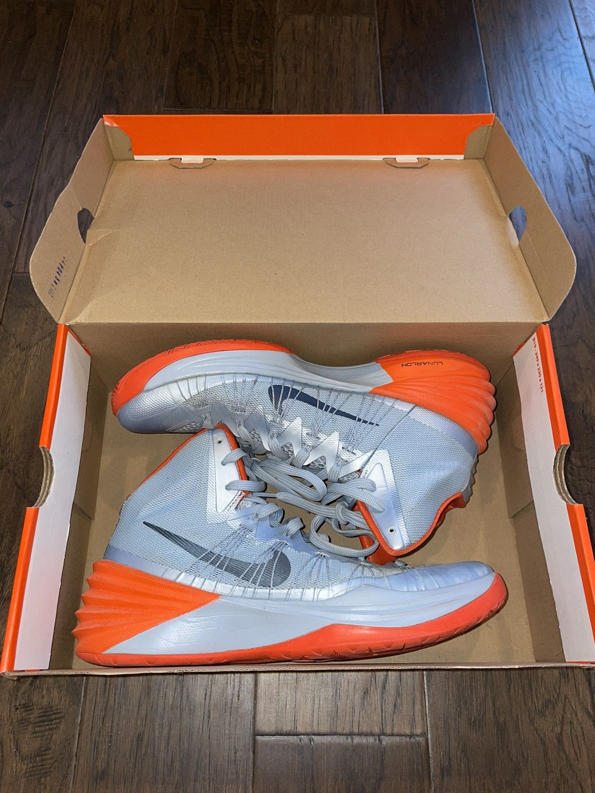 image of NBA x Nike Mens Nike Hyperdunk 2013 Size 10 Shoes in Grey