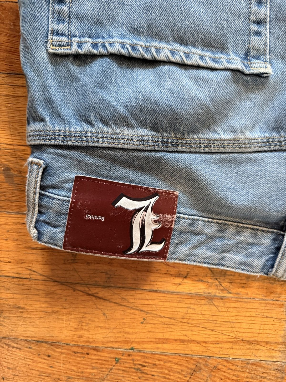Bershka Bershka patched denim Size US 31 - 4 Thumbnail