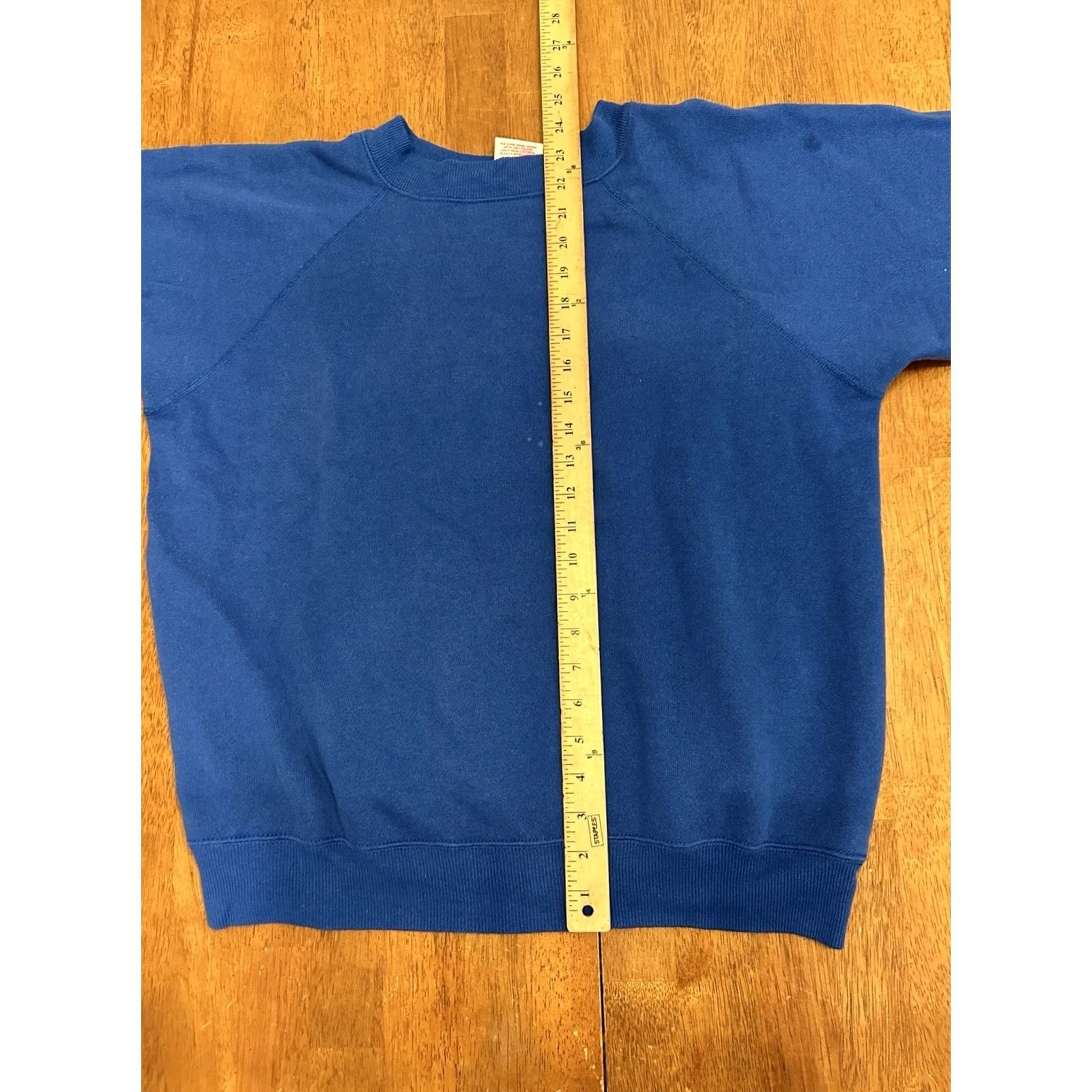Hanes VINTAGE Hanes Sweatshirt Blue Large 80s Crewneck Mens Size US L / EU 52-54 / 3 - 7 Thumbnail