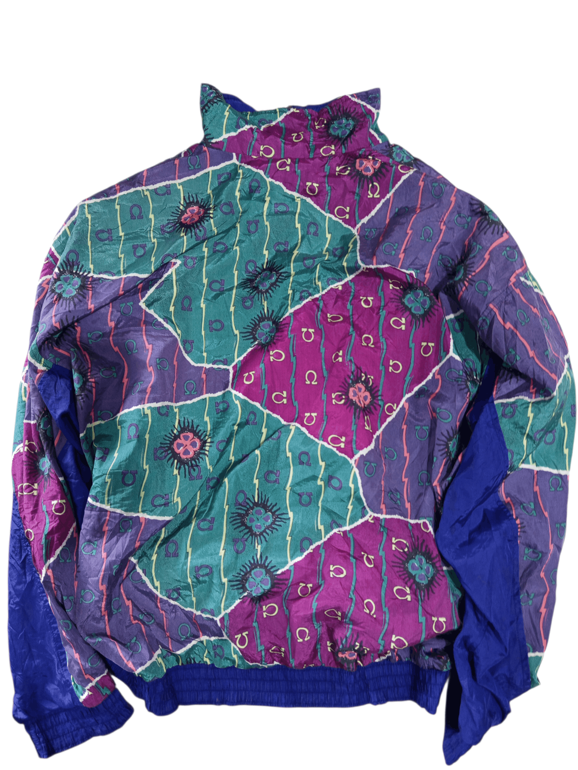 Vintage 1990s Triumph International Geometric Windbreaker Jacket Size US L / EU 52-54 / 3 - 2 Thumbnail
