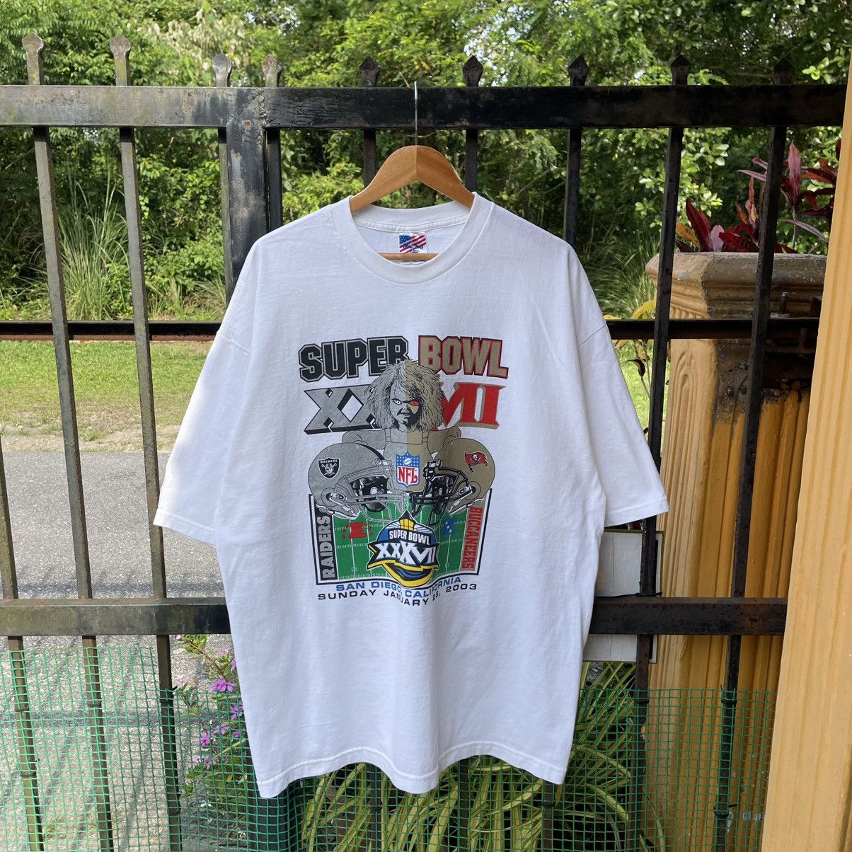 NFL 🔥Vintage 00s NFL Super Bowl Tournaments Promo Tee Size US XXL / EU 58 / 5 - 1 Thumbnail