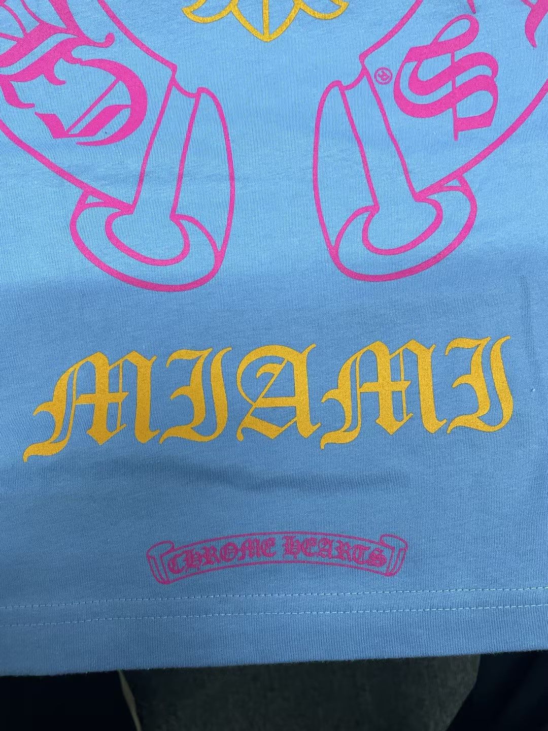 Chrome Hearts Chrome Hearts Miami Horseshoe Short Sleeve Blue T-shirt Tee Size US M / EU 48-50 / 2 - 7 Thumbnail