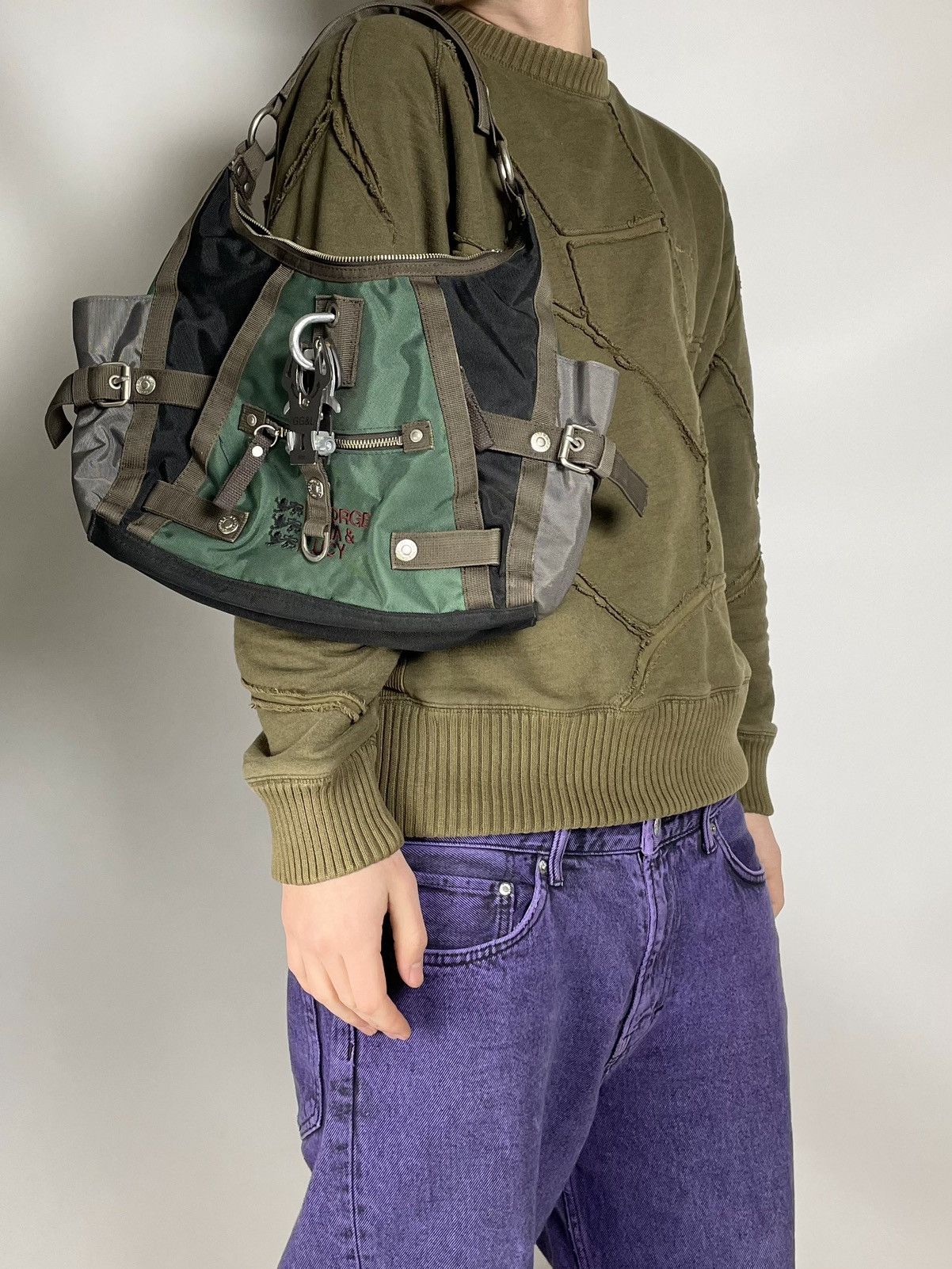 Japanese Brand George Gina & Lucy Popalicious Green Alyx Carabiner Bag GGL Size ONE SIZE - 2 Thumbnail