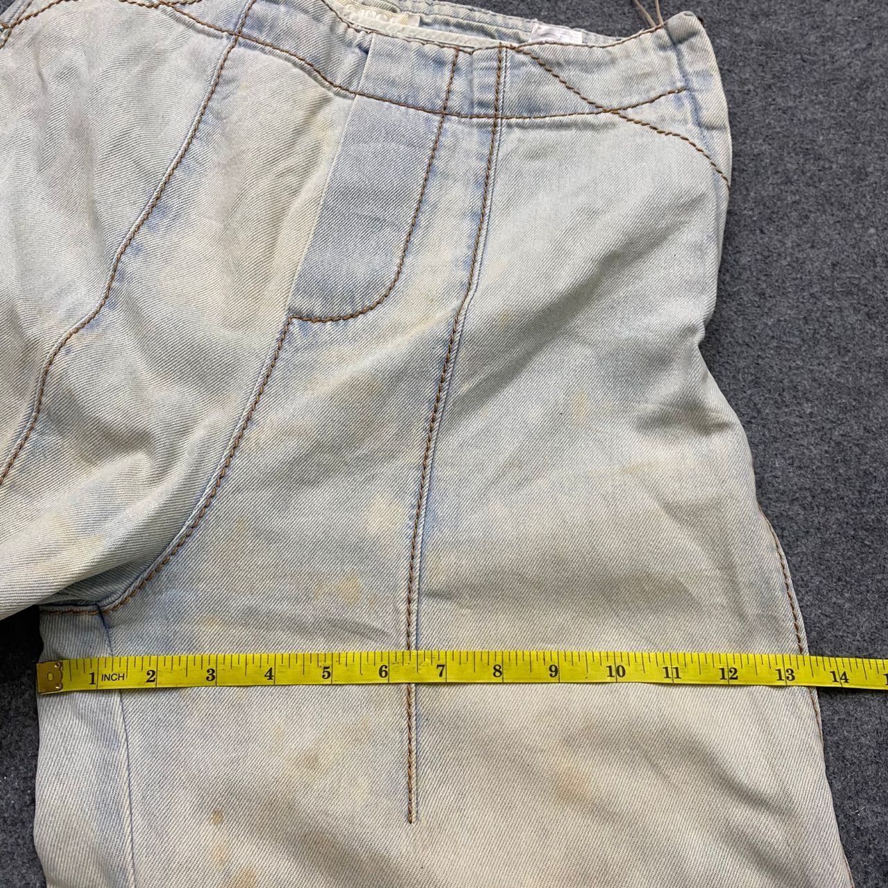Chloe Vintage Chloe Bleached Denim Streetwear Jeans Size 30" / US 8 / IT 44 - 6 Thumbnail