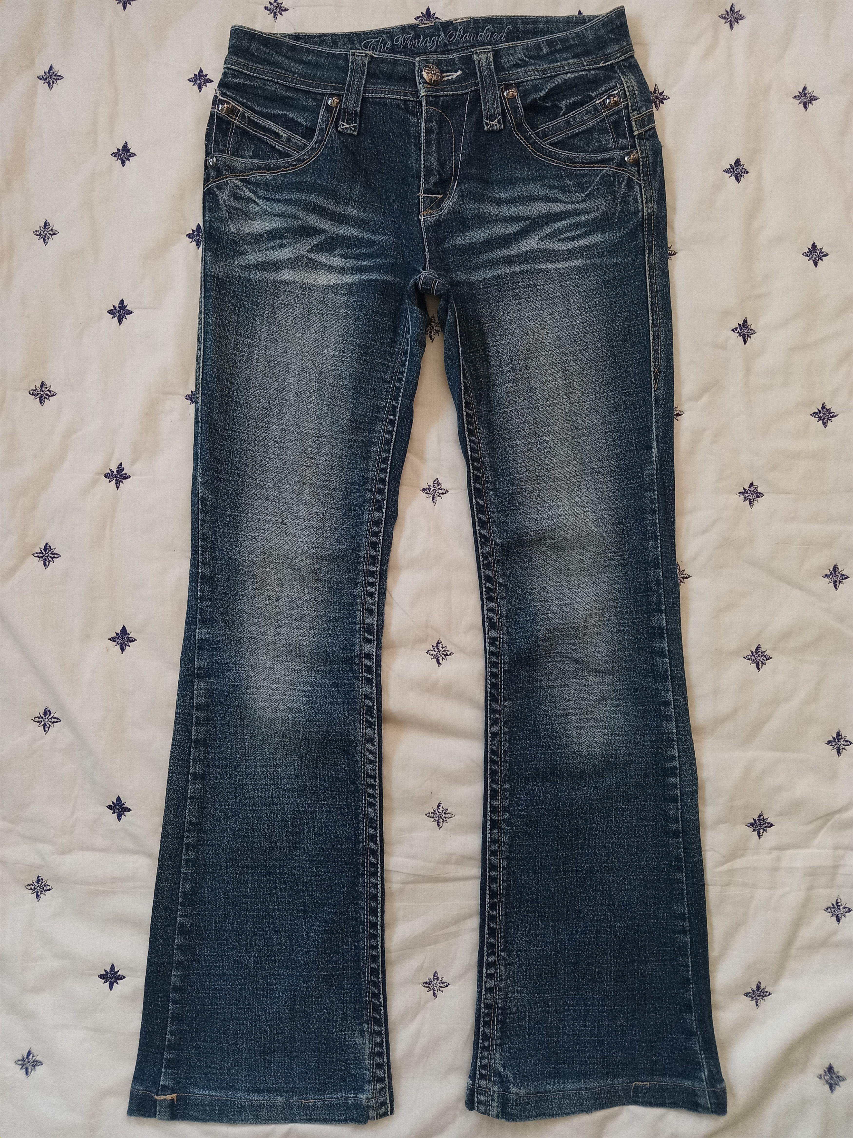 Japanese Brand Original Jeans Garment Japanese Flared Jeans Size 28" / US 6 / IT 42 - 1 Thumbnail