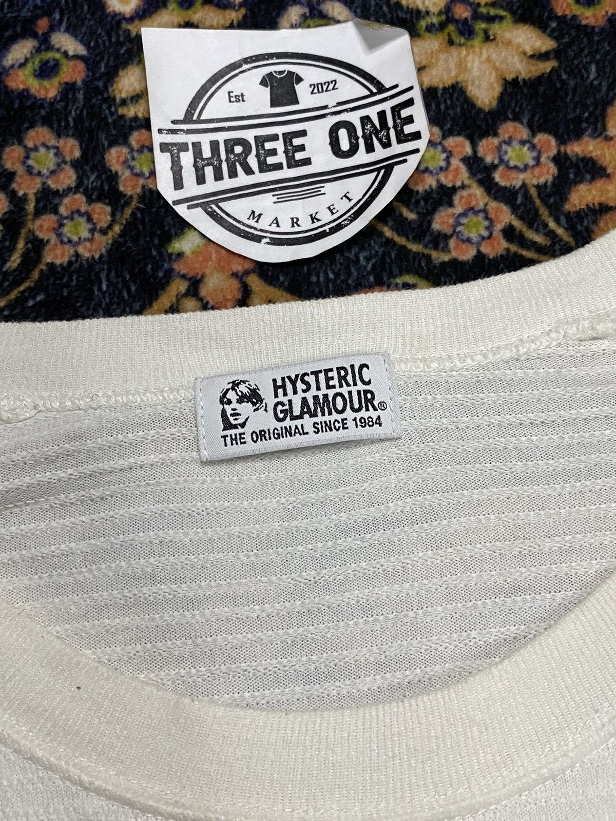 Hysteric Glamour Hysteric Glamour Stripe Panda Logo Longsleeve Size US L / EU 52-54 / 3 - 4 Thumbnail