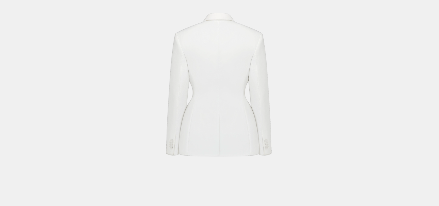 Dior o1w1db10624 Bar Jacket in White Size US L / EU 52-54 / 3 - 2 Thumbnail