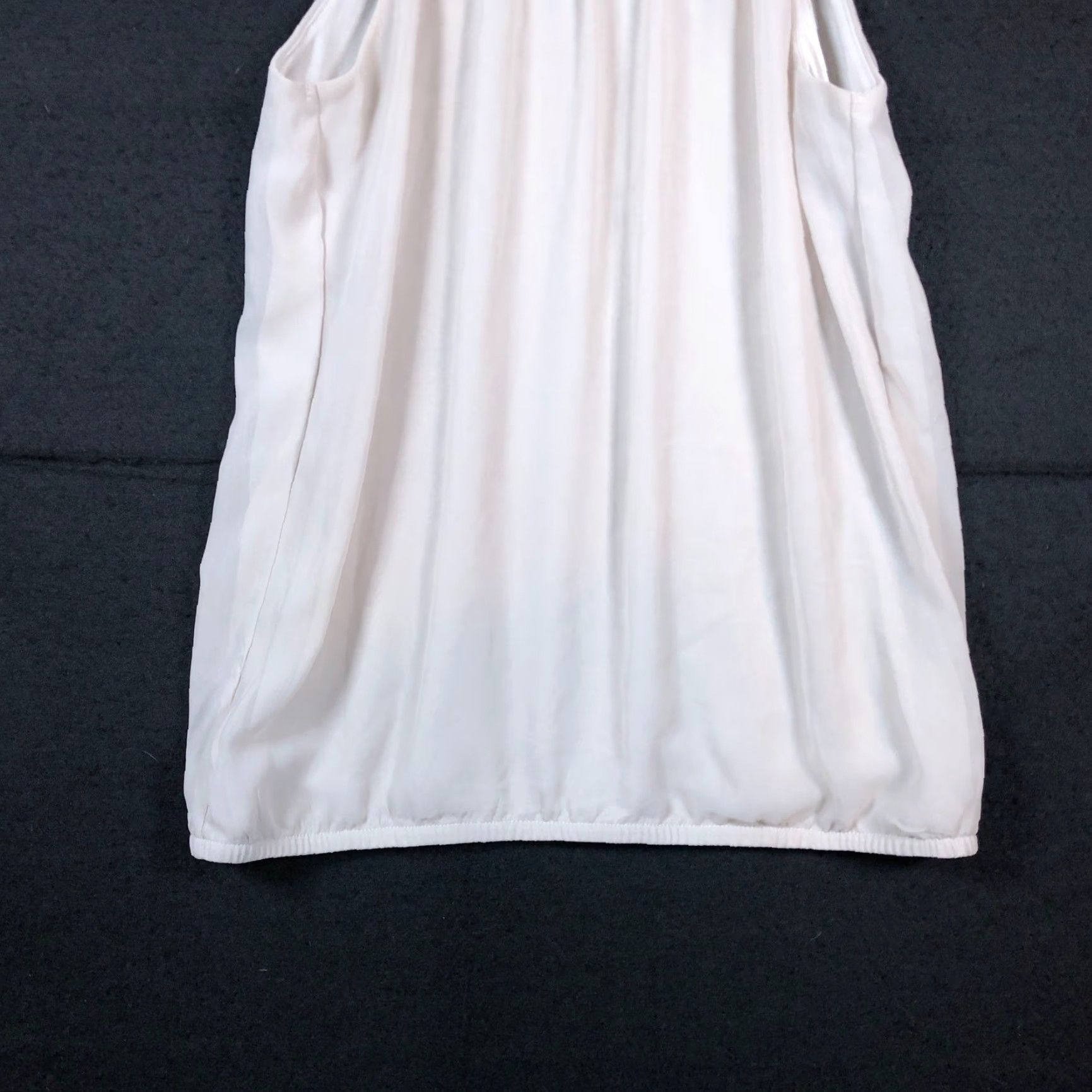 Express Express Blouse Women's Sleeveless High Neck Bejeweled Champagne Small Size S / US 4 / IT 40 - 3 Thumbnail