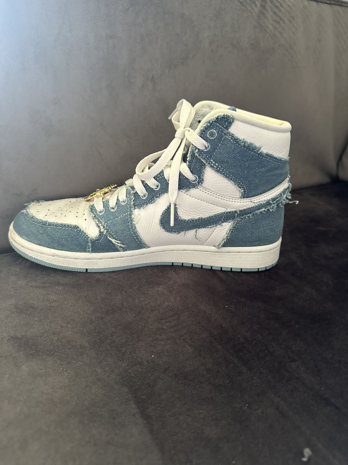 Nike Nike Air Jordan 1 High OG Denim - maat 40 Size US 9 / IT 39 - 7 Thumbnail