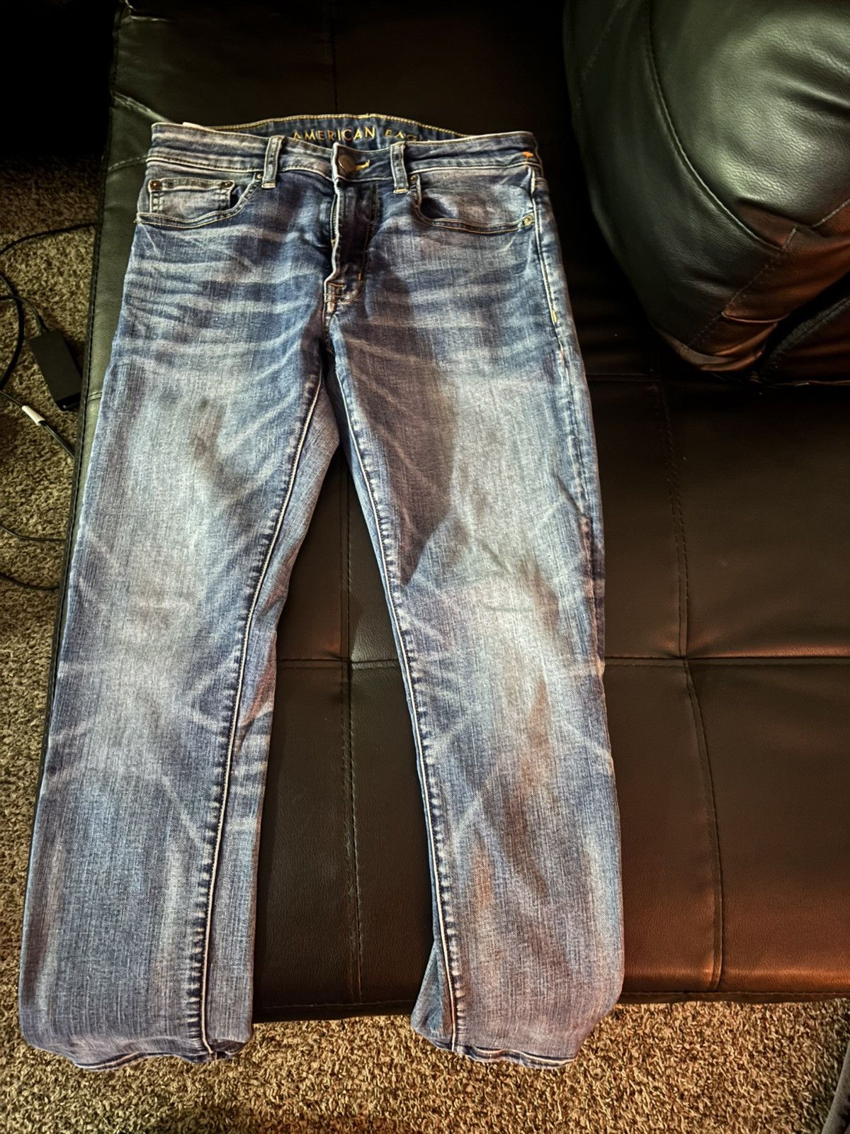 American Eagle Outfitters Thrifted skinnys Size US 29 - 1 Thumbnail