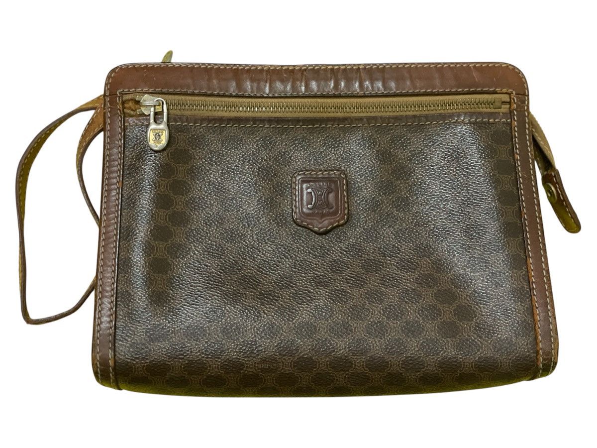 Celine × Vintage Authentic Vintage Celine Monogram Cluth Bag Size ONE SIZE - 1 Thumbnail