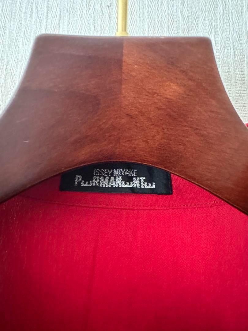 Issey Miyake ISSEY MIYAKE 1997AW Red Long Sleeve Shirt Size US M / EU 48-50 / 2 - 6 Thumbnail