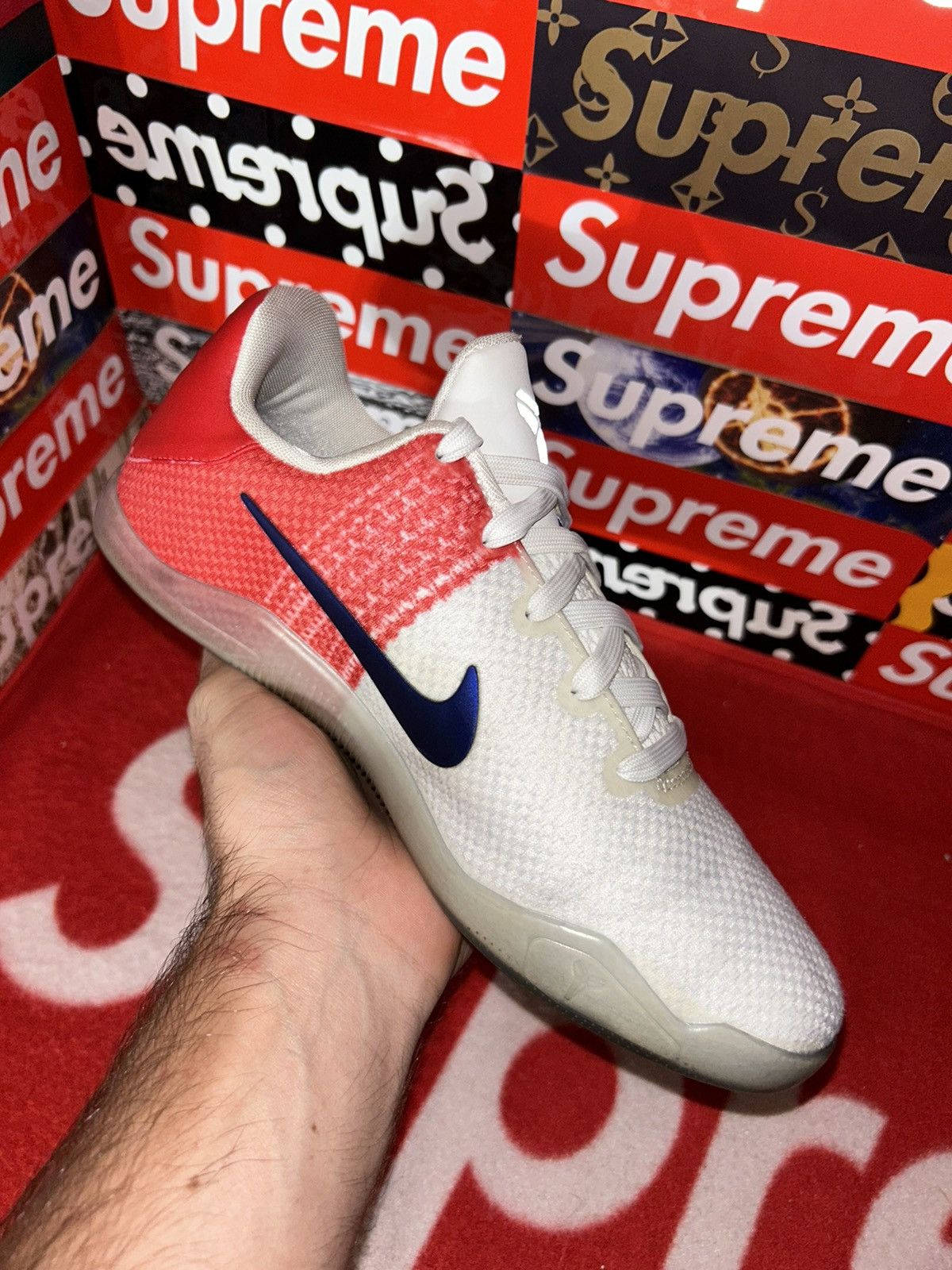 Nike Nike Kobe 11 GS Low Elite ‘USA Olympic’ 822945 184 size 5.5y Size US 5.5 / EU 38 - 8 Thumbnail