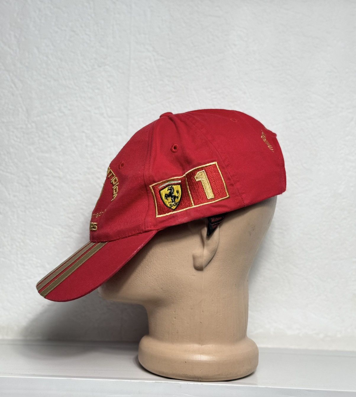 Ferrari Ferrari Michael Schumacher Vintage Racing Cap F1 Formula Size ONE SIZE - 2 Thumbnail