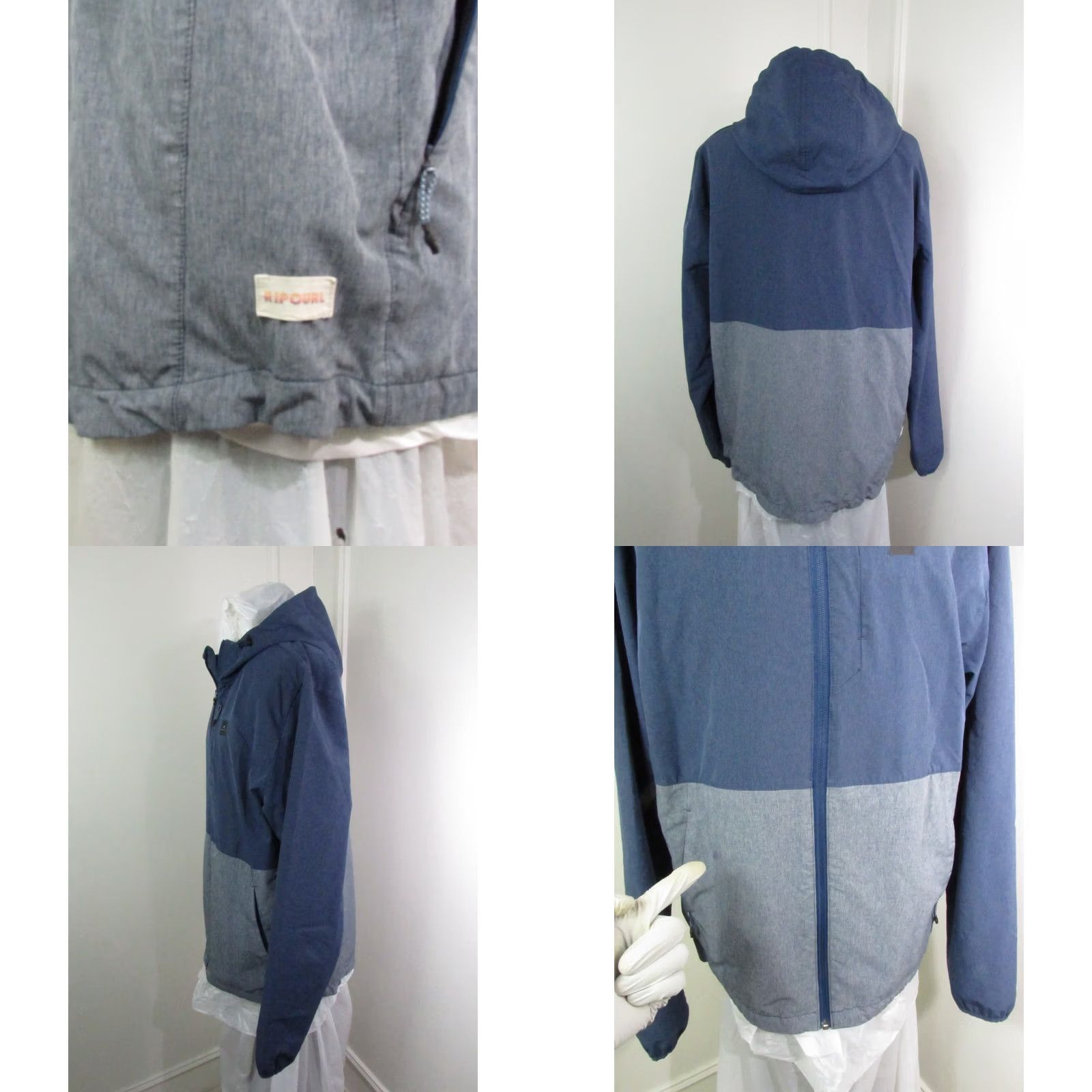 Rip Curl Rip Curl Jacket Mens L Anti Series Journey Half Zip Crew Fleece Turquoise Color Block Windbreaker Full Zip Pockets Logo Zipper Size US L / EU 52-54 / 3 - 8 Thumbnail