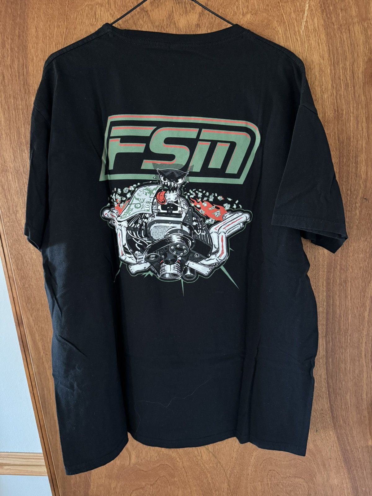 Gildan FSM Garage Big Block Money Shirt Size US XL / EU 56 / 4 - 2 Thumbnail