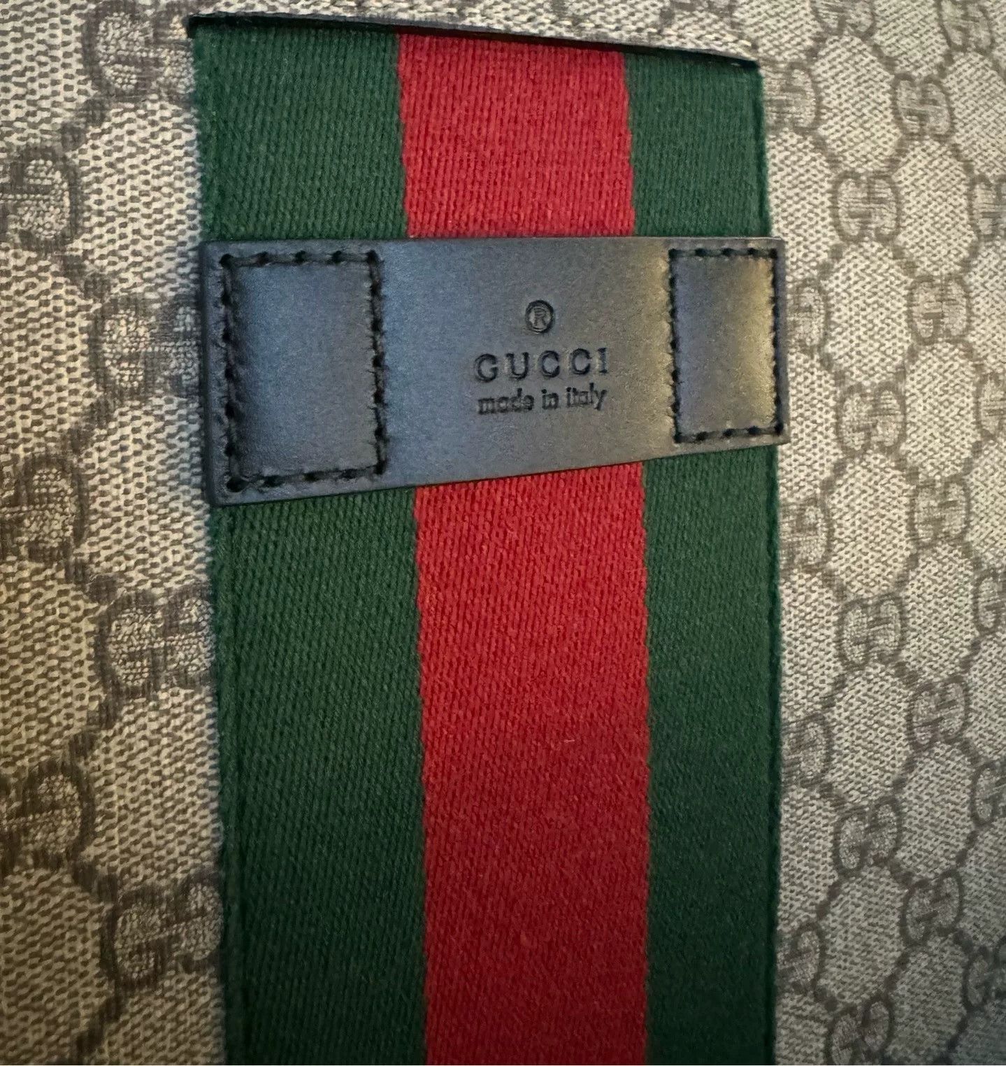 Gucci Gucci GG Logo Web Stripe Canvas Wristlet Size US S / EU 44-46 / 1 - 5 Thumbnail