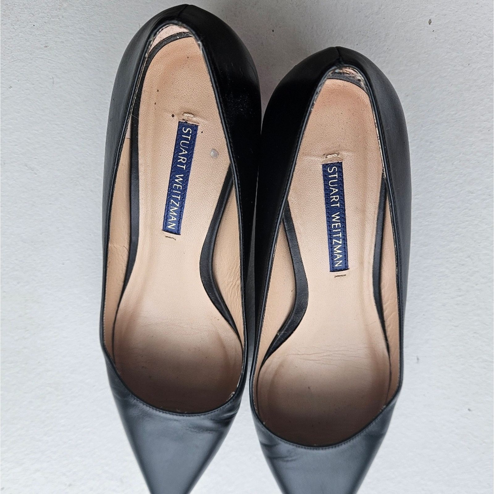 Stuart Weitzman Stuart Weitzman 7.5 women's black lucite block heel Size US 7.5 / IT 37.5 - 8 Thumbnail