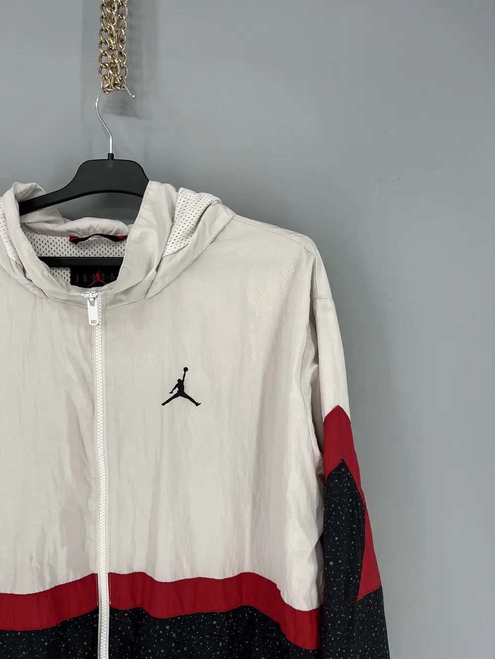 Jordan Brand 90’S JORDAN VINTAGE AIR MAX DRILL NYLON HOODED JACKET Size US L / EU 52-54 / 3 - 4 Thumbnail