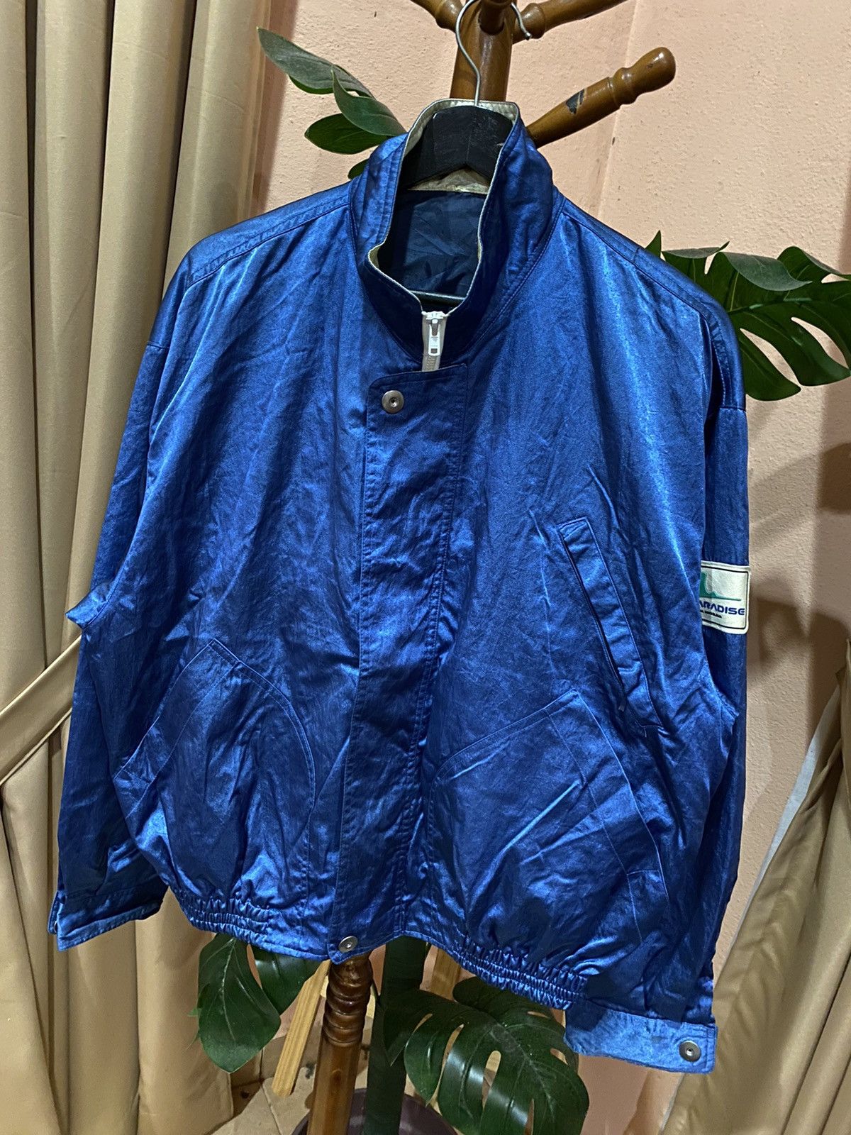 Japanese Brand × Vintage Sea Paradise Yokohama Hakkeijima Staff Jacket – Blue Nylon Size US L / EU 52-54 / 3 - 3 Thumbnail