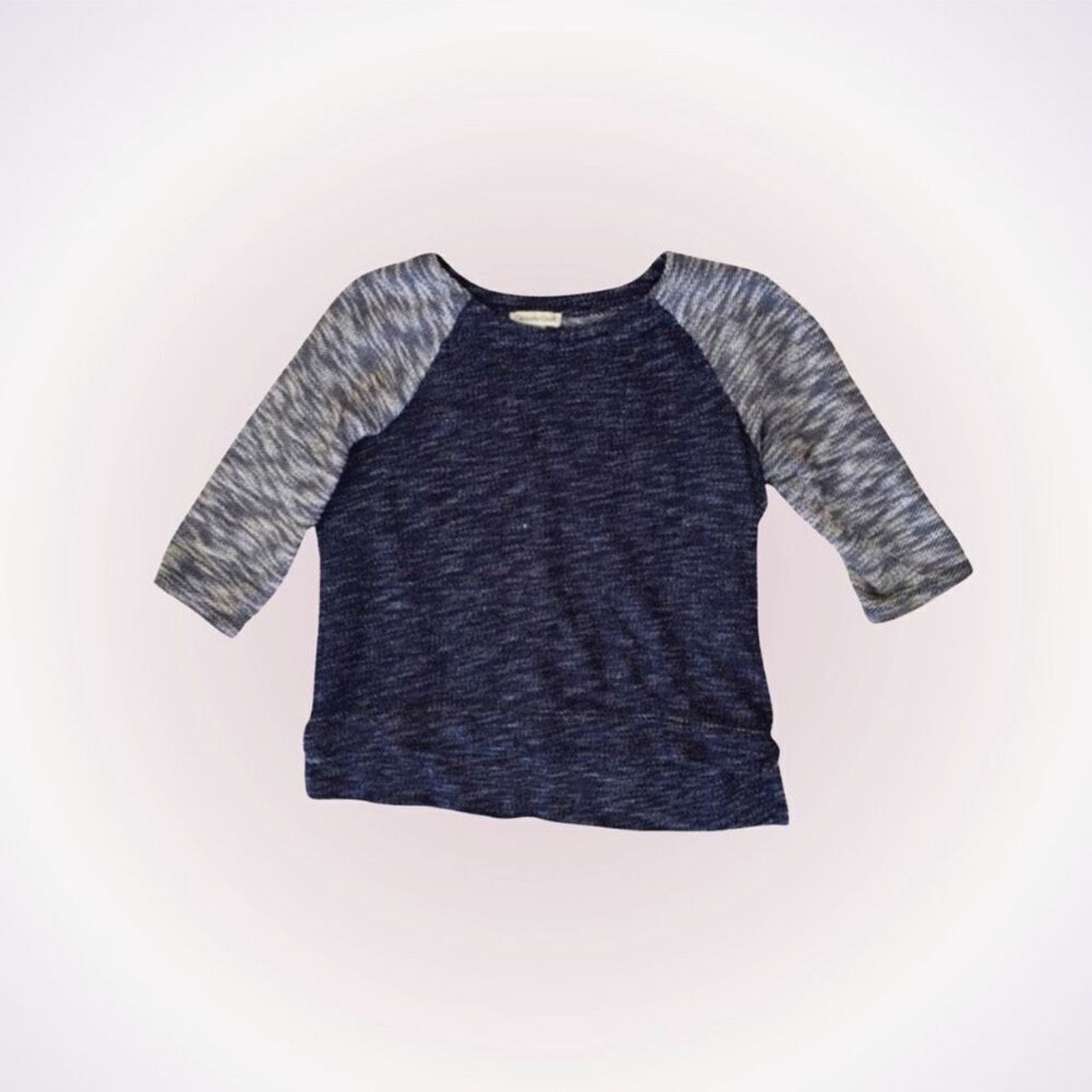 Coldwater Creek Coldwater Creek Blue Baseball Tee Style Sweater | Sz M Size M / US 6-8 / IT 42-44 - 1 Thumbnail