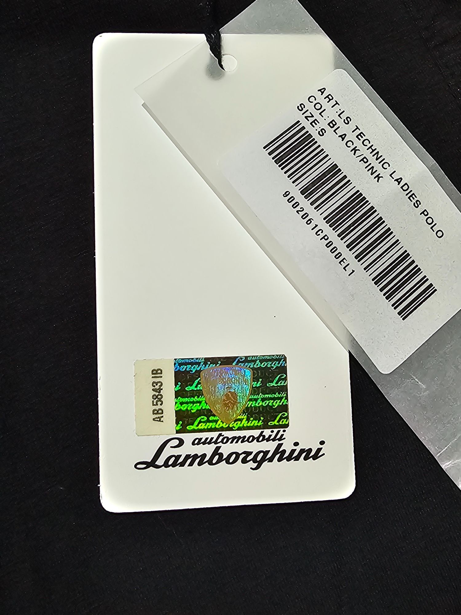Lamborghini Automobili Lamborghini Long Sleeve Polo Shirt Black Pink Size S / US 4 / IT 40 - 6 Thumbnail