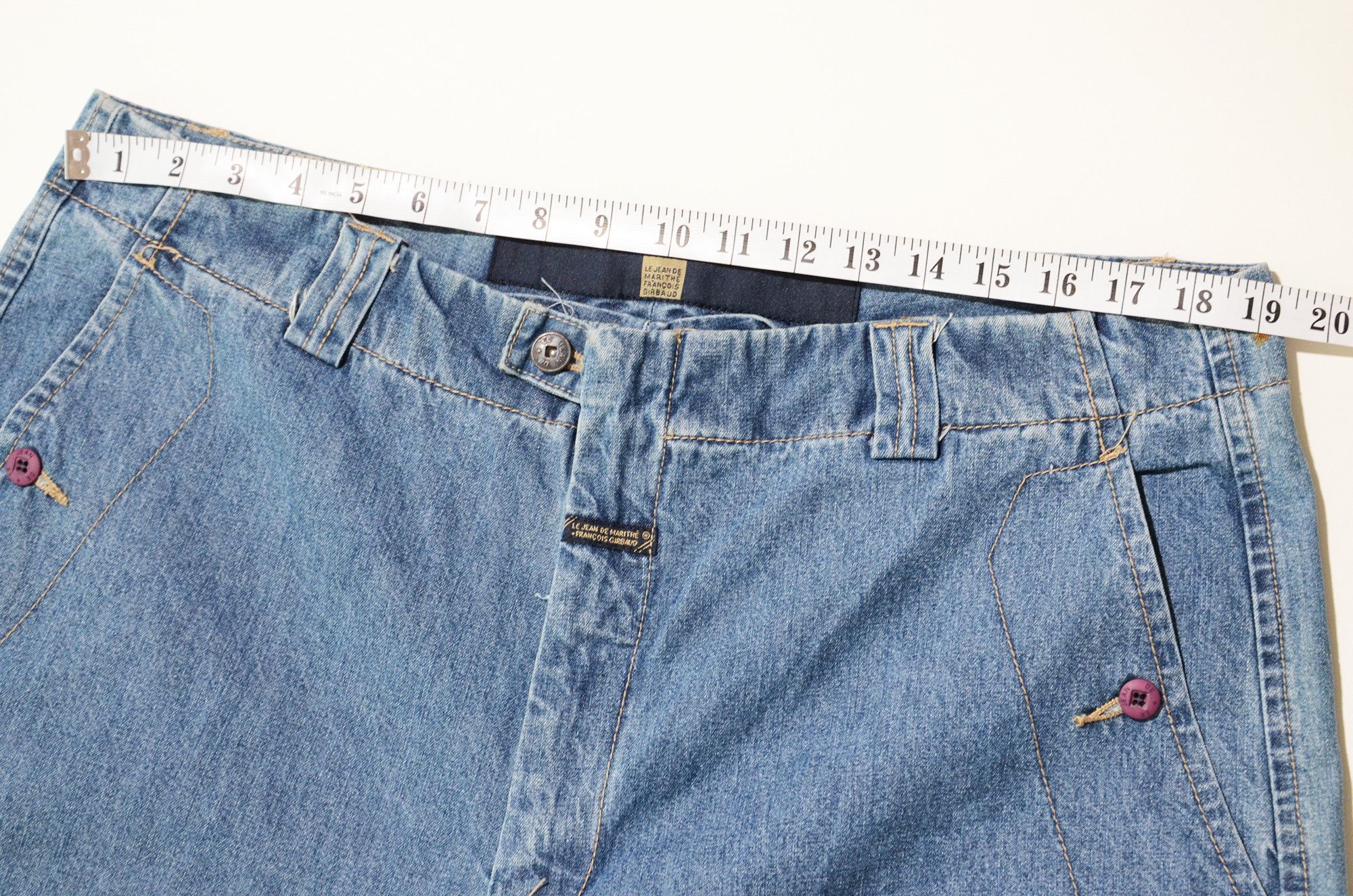 Marithe + Francois Girbaud [Folding Color Defects] M+FG W38 Cargo Jorts Y2K Craft Size US 38 / EU 54 - 12 Thumbnail