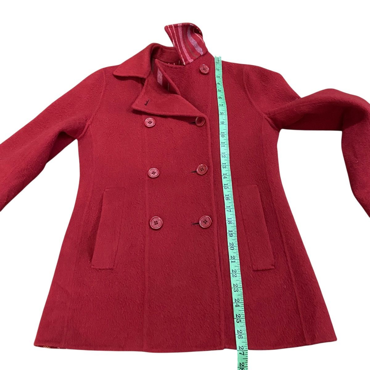 Sonia Rykiel Sonia Rykiel Wool Double Breasted Jacket Size 40 Red Colour Size S / US 4 / IT 40 - 11 Thumbnail