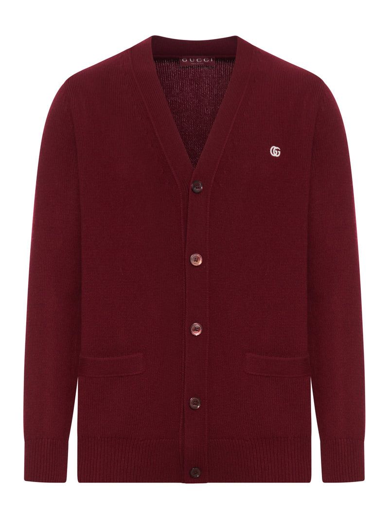 Gucci CASHMERE CARDIGAN WITH LOGO ON THE CHEST Size US M / EU 48-50 / 2 - 1 Preview