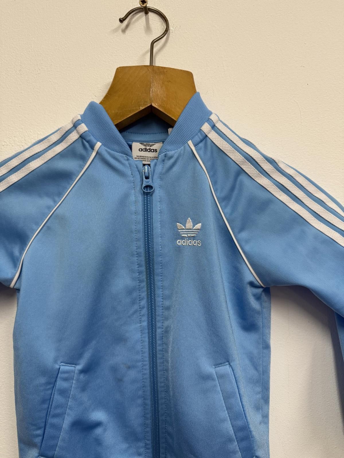 Adidas Adidas Kids Light Blue Track Jacket Size 2-3 Years Size ONE SIZE - 3 Thumbnail