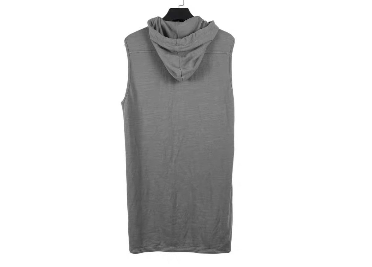 Rick Owens Rick Owens DRKSHDW Grey Sleeveless Zip Hoodie J31 Size US L / EU 52-54 / 3 - 2 Thumbnail