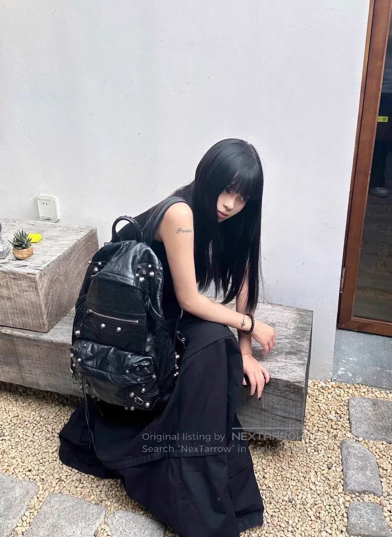 Balenciaga Balenciaga LE CAGOLE studded backpack| Size ONE SIZE - 6 Thumbnail
