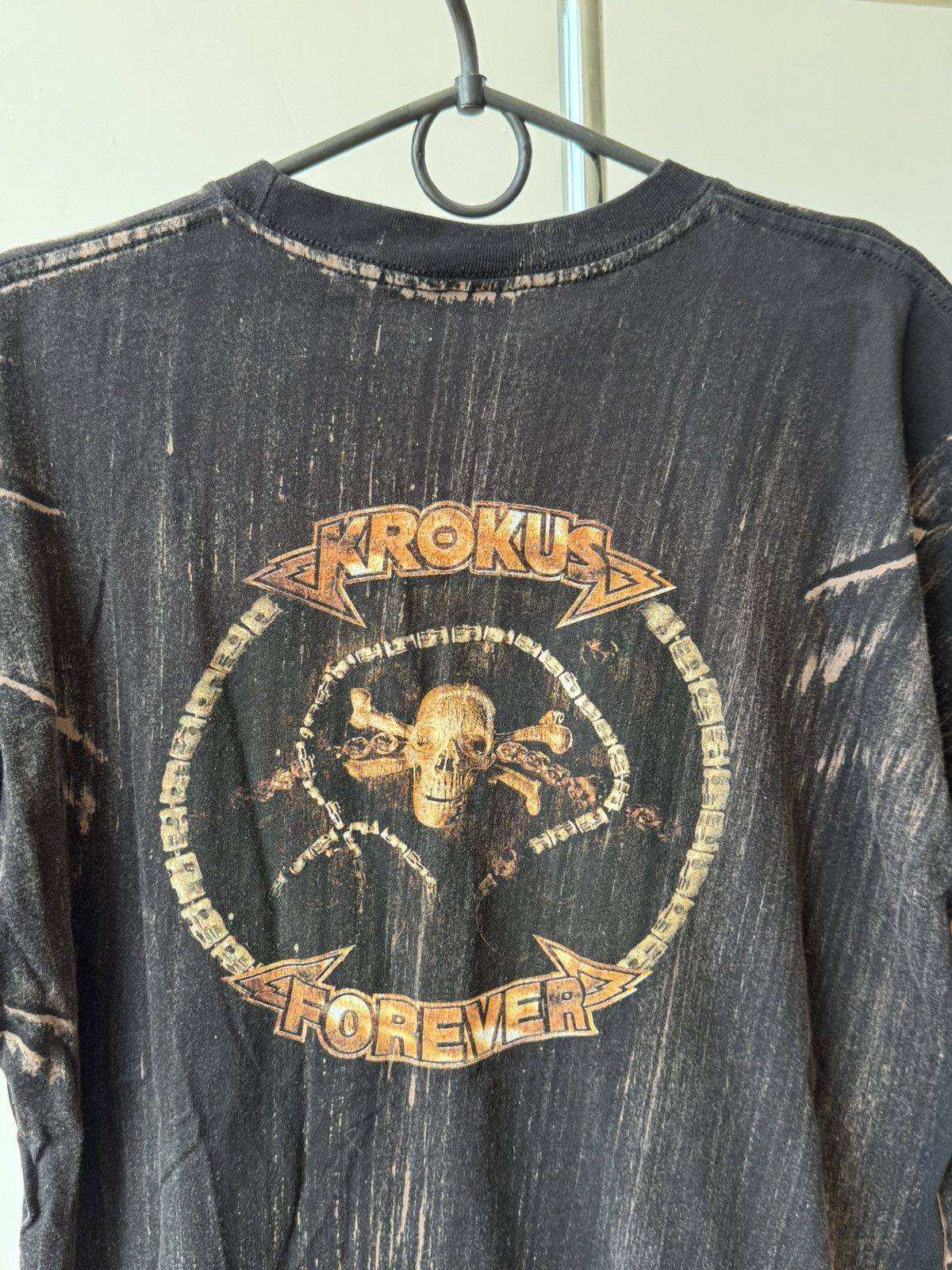 Band Tees Vintage Krokus Band Rock Metal Skull Bones LogoT-shirt Size US M / EU 48-50 / 2 - 4 Thumbnail