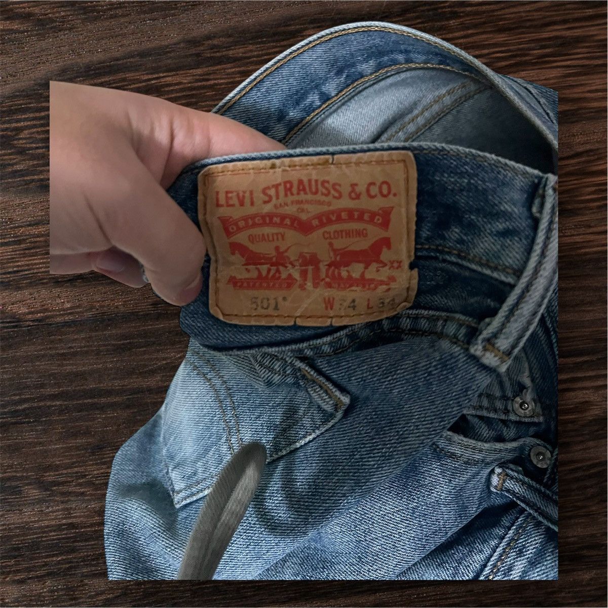Levi's Jeans Levi's 501 Original W34 L34 | Denim Blu Straight Size US 34 / EU 50 - 4 Thumbnail