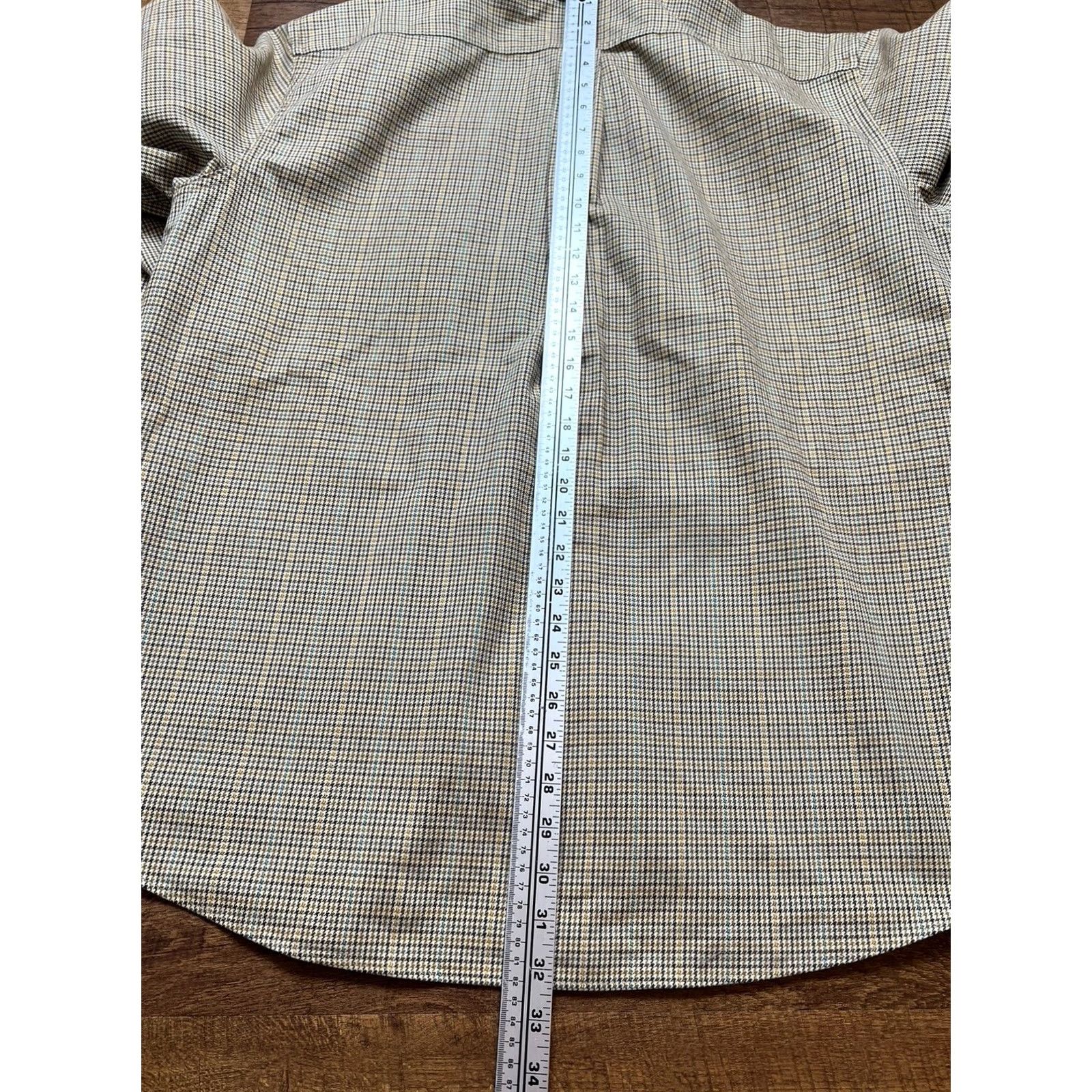 Vintage L.L. Bean Mens Houndstooth Heavyweight Button Up Flannel Shirt - XL - Brown Size US XL / EU 56 / 4 - 7 Thumbnail
