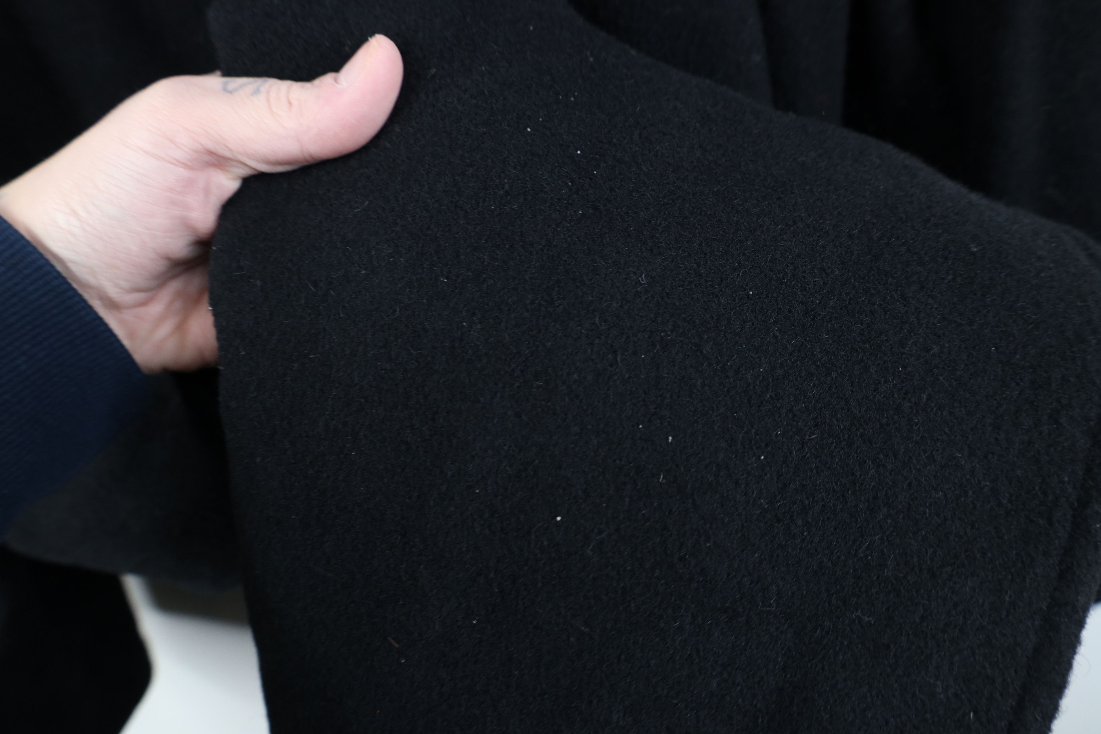 Vintage Vintage 80s 90s Streetwear Trench Coat Jacket Black USA Size L / US 10 / IT 46 - 7 Thumbnail