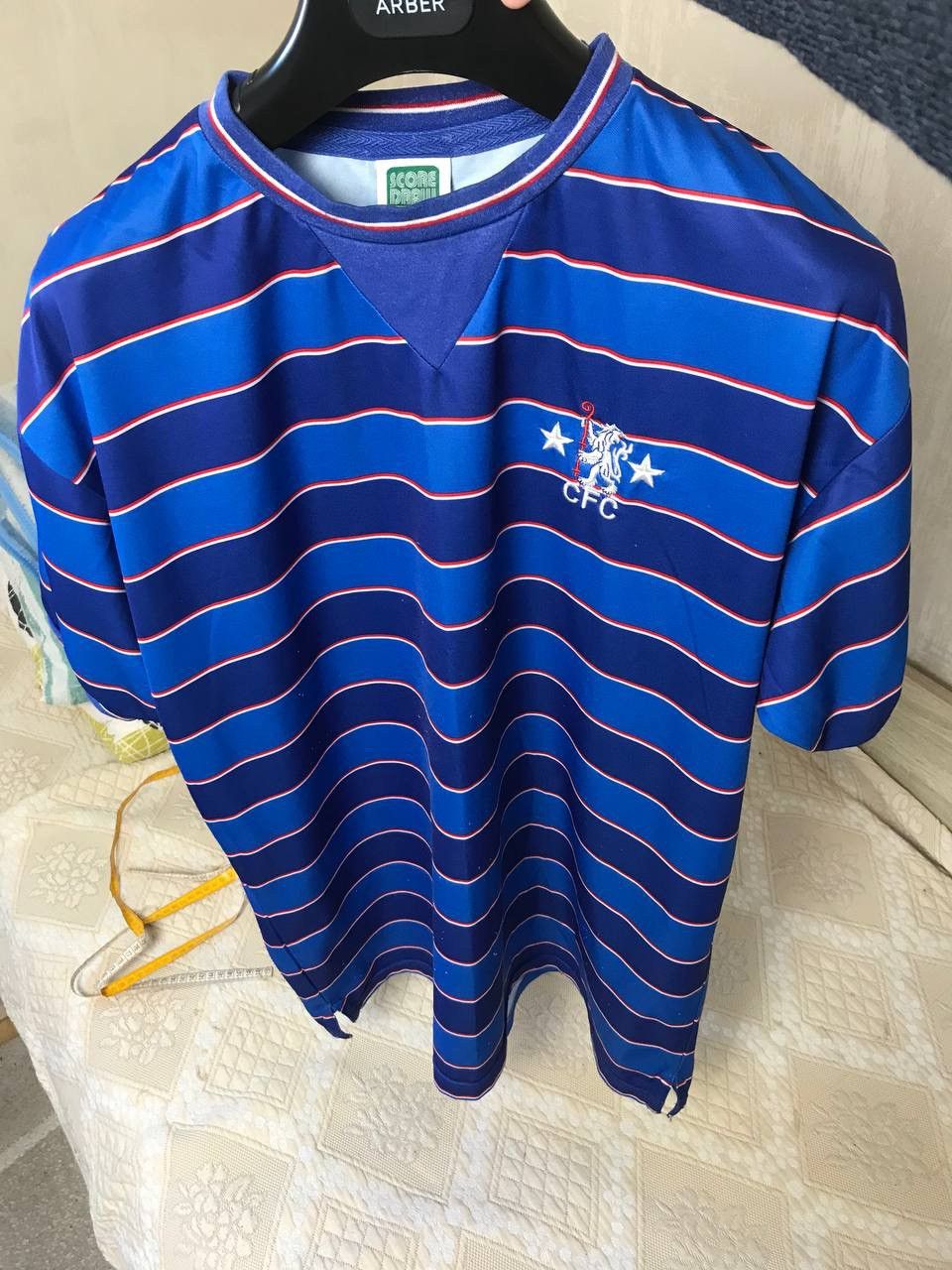 Chelsea Soccer 🔥 Chelsea 1983 1985 Retro Jersey Soccer T Shirt Score Draw Size US XL / EU 56 / 4 - 5 Thumbnail