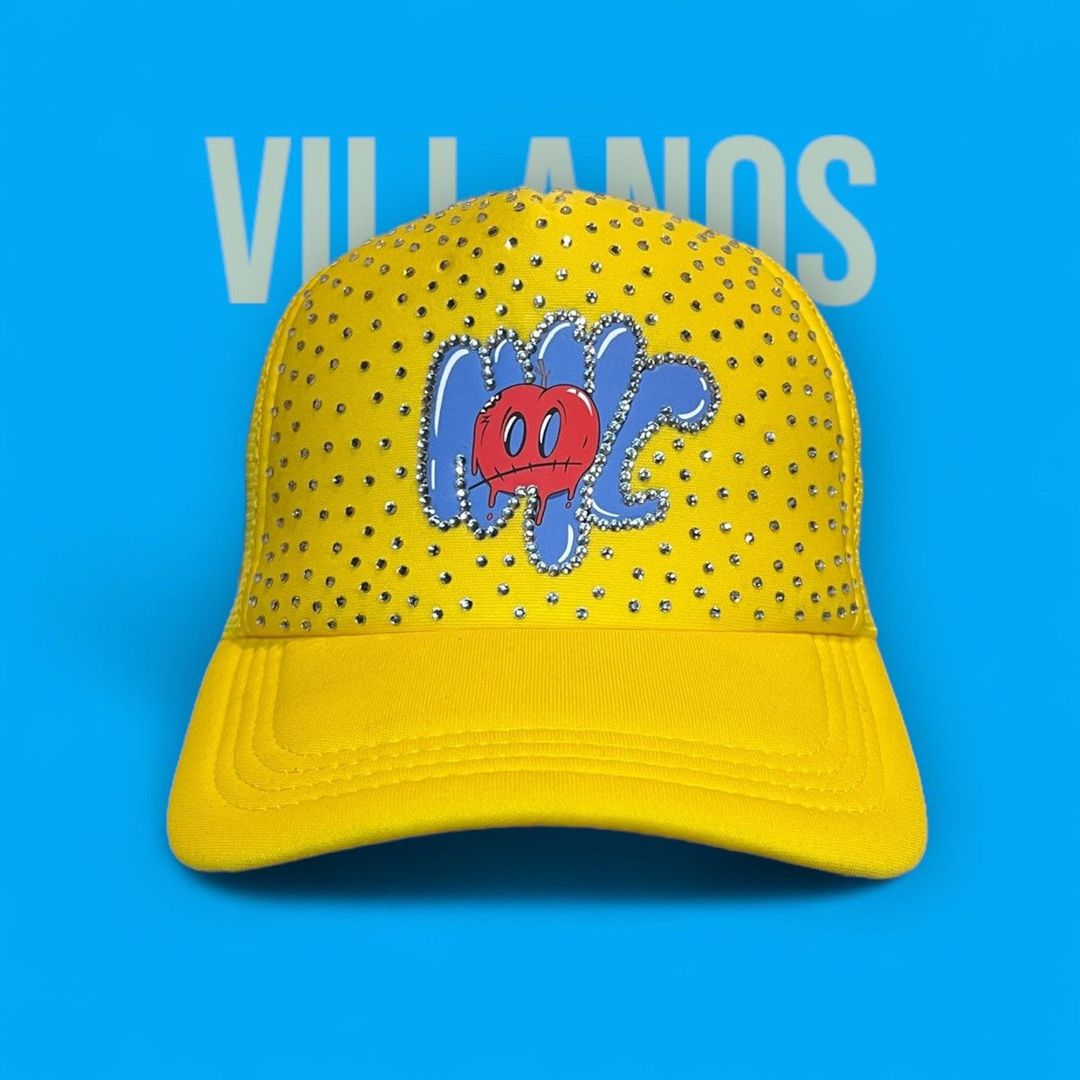 Other Villanos NYC Iced Out Trucker Hat Size ONE SIZE - 1 Thumbnail
