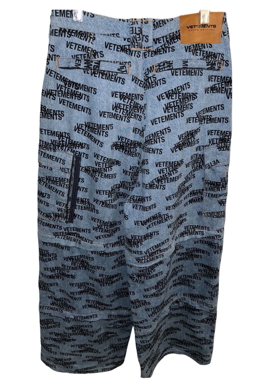 All over stamped logo transformer jeans