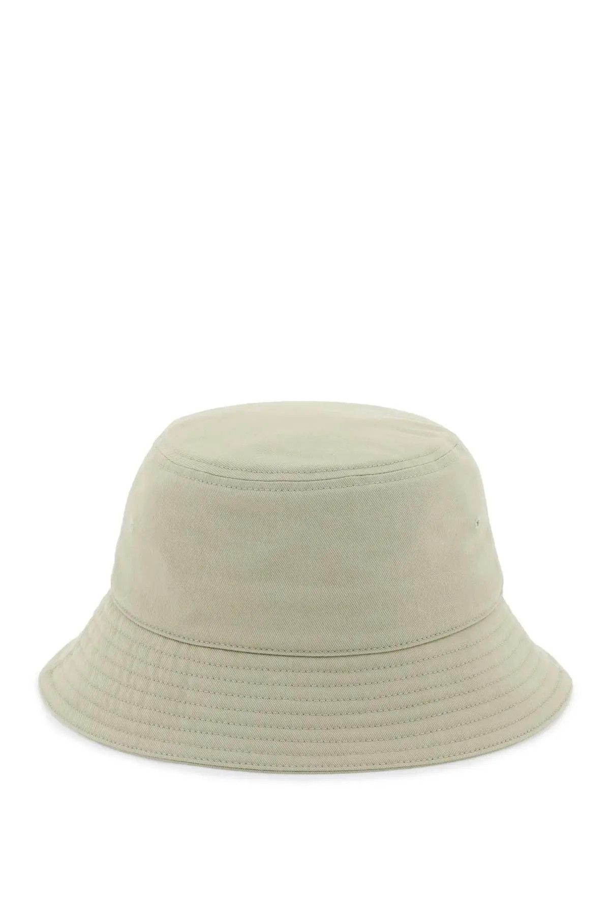 image of Burberry O1S22I1N1223 Ekd Bucket Hat In Ivory Size / L, Men's