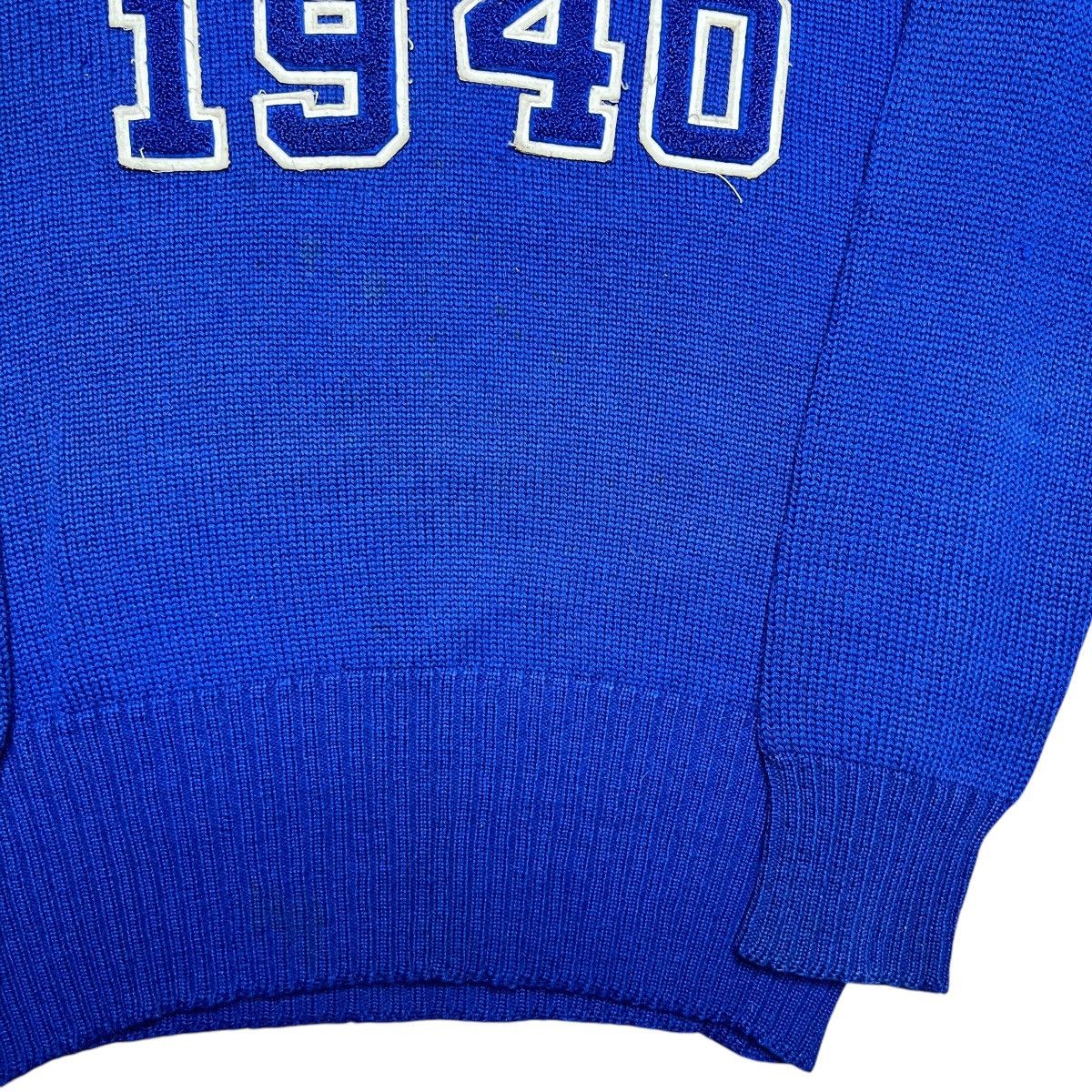Vintage Vintage 1940 O’Shea Knitting Mills Chicago Blue Knit Sweater Size US L / EU 52-54 / 3 - 15 Thumbnail