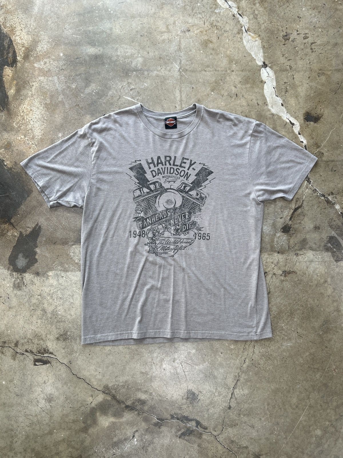 Harley Davidson × Vintage Vintage Harley Davidson Map Florida Motorcycle Tee XXL Size US XXL / EU 58 / 5 - 5 Thumbnail